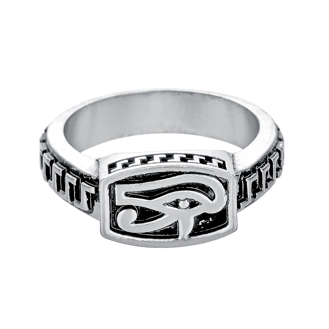 Cxwind Slavic Men's Rings Kolovrat Pagan Jewelry Rune Signet Talisman Ring Norse Viking Jewelry for Men Punk Retro Bijoux sygnet - Цвет основного камня: Picture