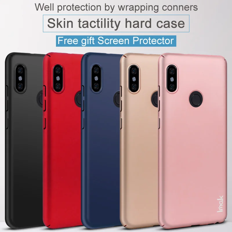 Тонкие Чехлы IMAK для телефонов Xiaomi Redmi Note 5 Pro чехол жесткий матовый накладка