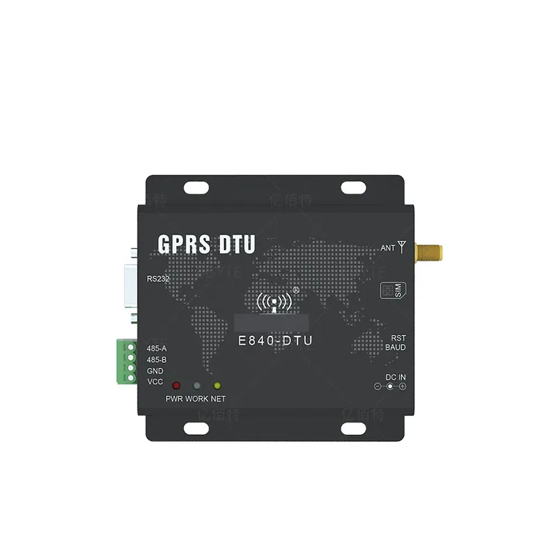 

RS232+RS485 serial port to GPRS DTU|Wireless digital GSM module server RTU radio