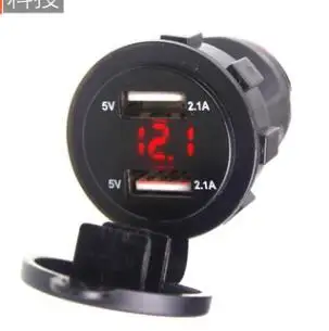 Автомобильный прикуриватель светильник Разветвитель 12 24 В 2 порта USB 5 4 А