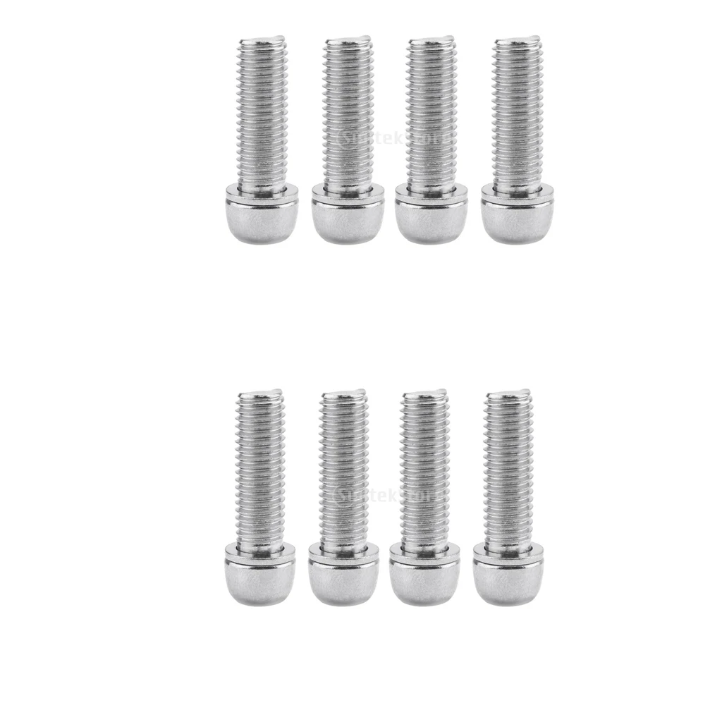 

8x Water Bottle Cage Bolts Socket Screws Bicycle Stem Screws Cycling Tool M7 Easy Installation