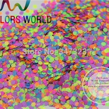 AN25-6 неоновые устойчив к растворителям блеск смешивания Блеск Для акриловый лак для ногтей, польские поставщики и другие DIY украшения 1 упаковка = 50 г