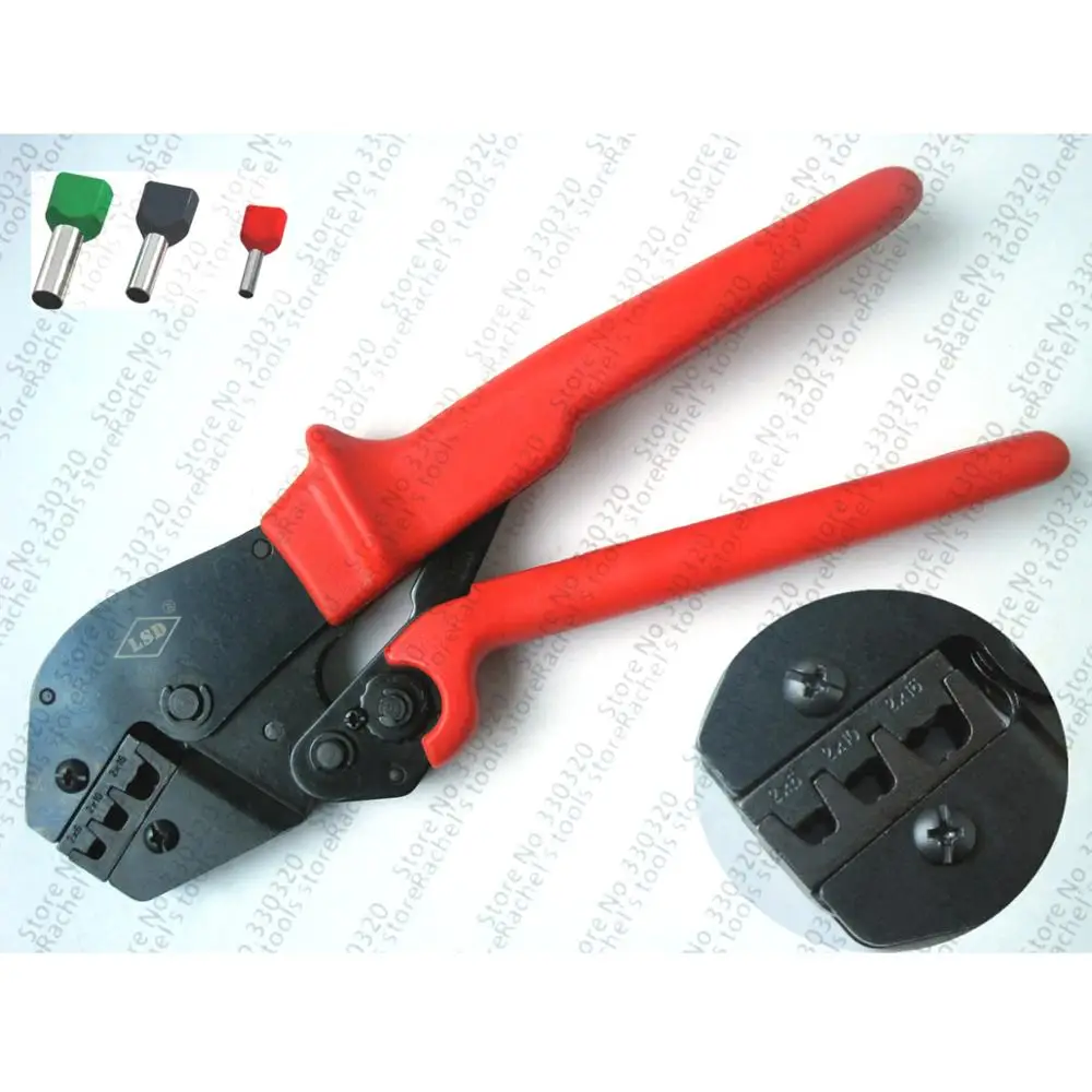

Manual Crimping plier for twin wire cord-end 2*6-16mm2 cable crimping tools AP-2*616EF