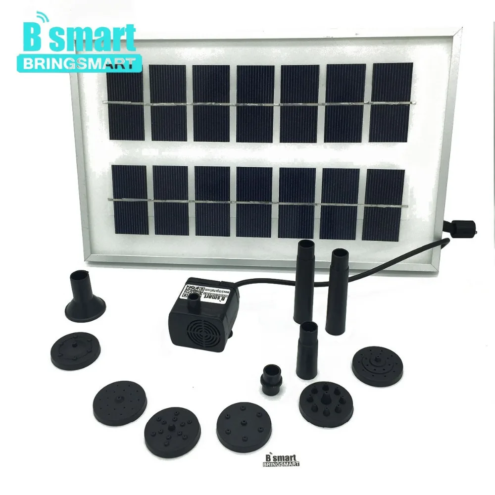 Bringsmart JT 180 3W 12 В DC бесщеточный Солнечный водяной пруд фонтан комплект 150 л/ч см