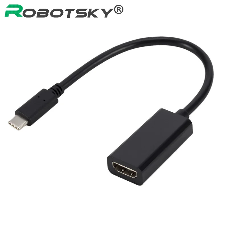 USB C кабель 4K type-C к HDMI адаптер HDTV аудио видео конвертер usb type C кабель для samsung Galaxy Macbook huawei Mate10 P20