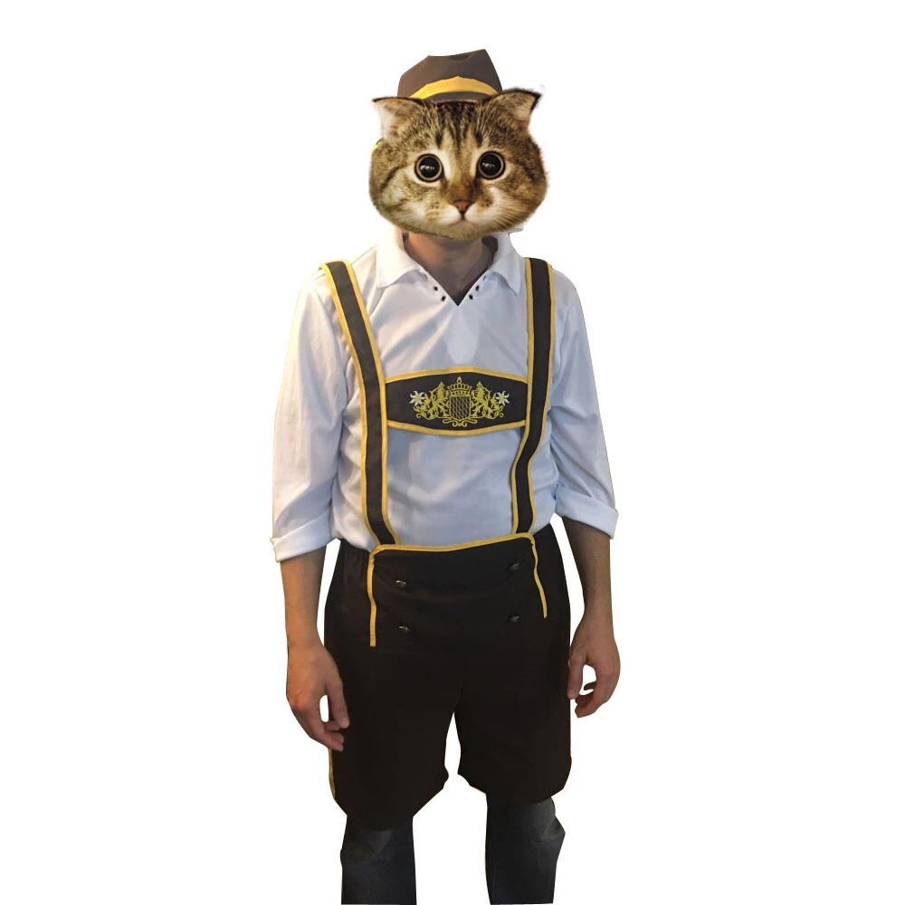 Мужской костюм для Октоберфеста набор Bavarian Oktoberfest Немецкий фестиваль пиво