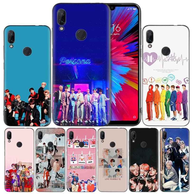 

JIMIN Rap RM JIN SUSilicone Case Cover for Xiaomi Redmi Note 7 7A 7S K20 Y3 6 6A S2 GO 5X 6X Mi A1 A2 8 9T Play Lite Pro Poco F1