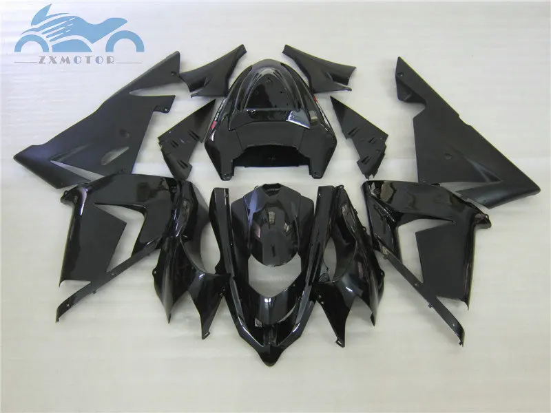 Custom your Motorcycle fairing kits for KAWASAKI Ninja ZX 10R 2004 2005 aftermarket ABS fairings body kit 04 05 ZX10R full black