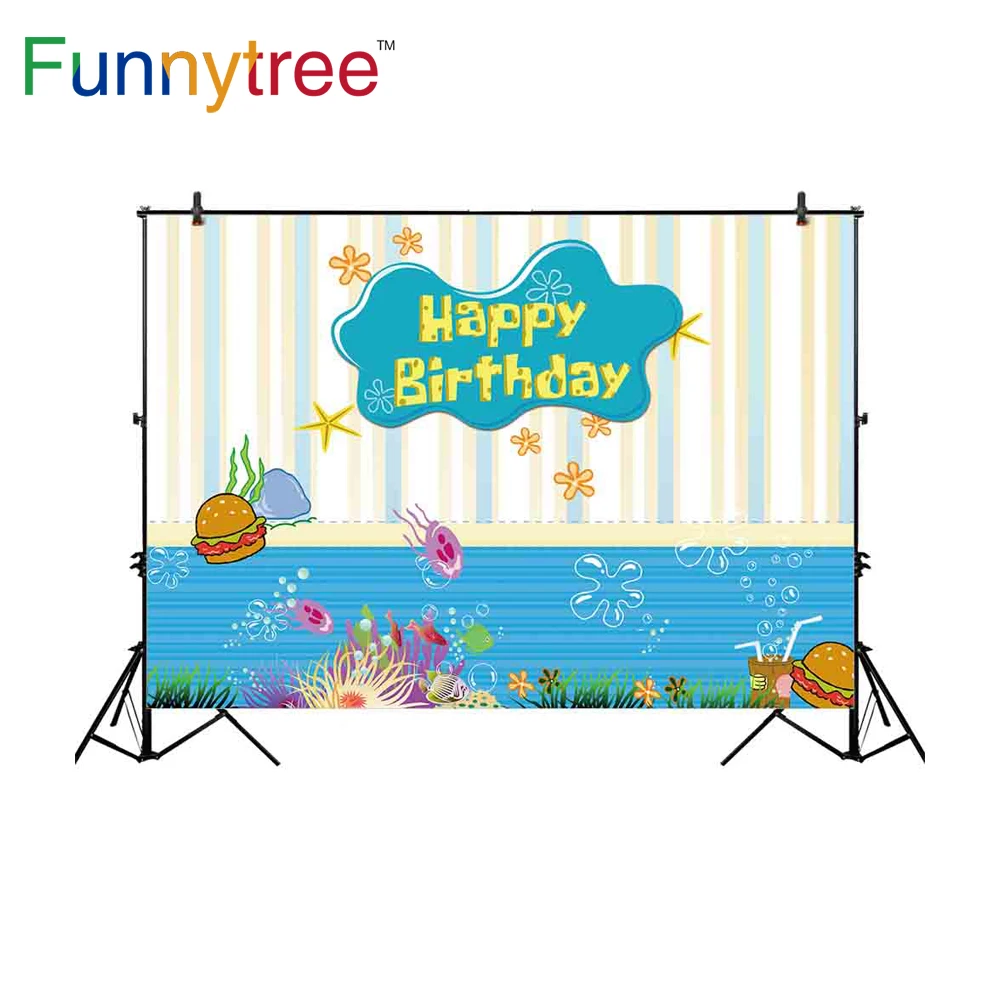Funnytree Профессиональная фотография фон подводный гамбургер Медузы полосы день