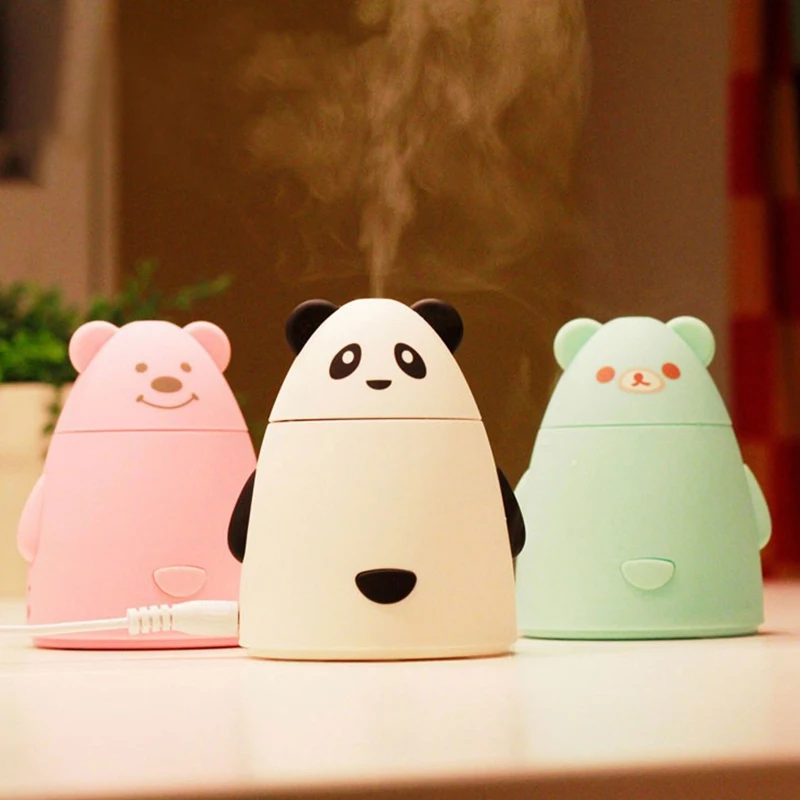 

Mini Cartoon Usb Air Humidifiers Fogger Home Office Car Auto Mute Diffuser Purifier Creative Desktop Mist Maker Gift Children
