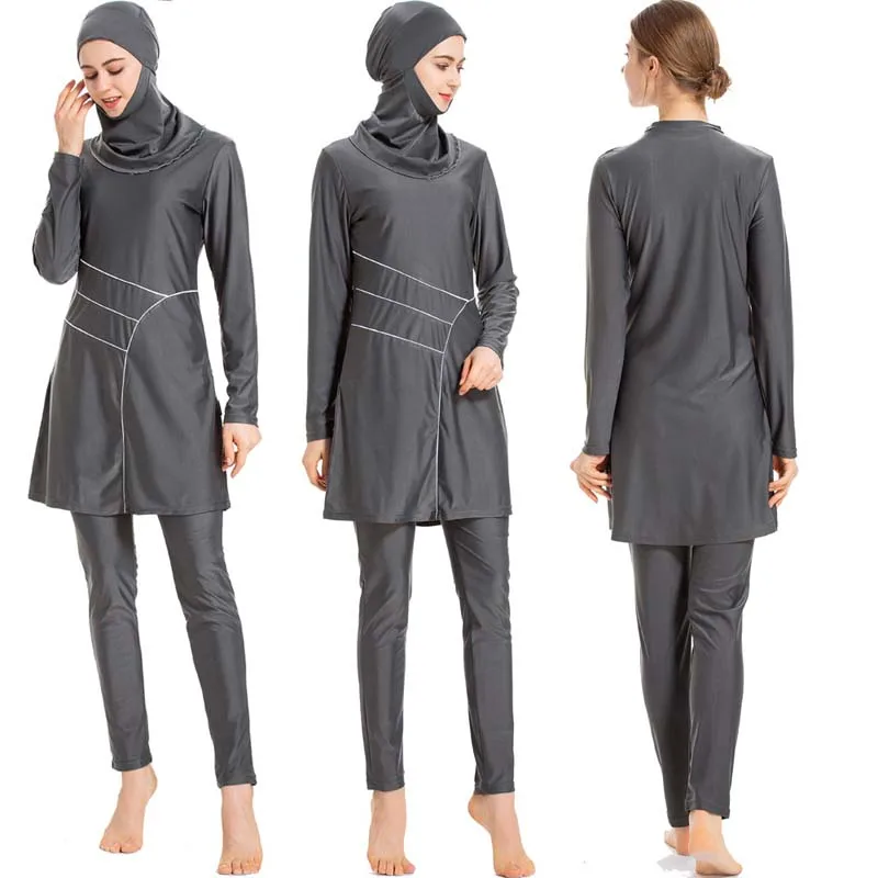 Мусульманский купальник BAILUNMA Burkinis скромная одежда мусульманская для плавания