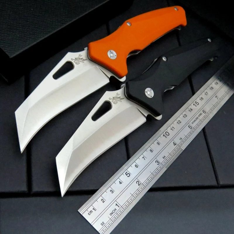 

58-60HRC Folding Knives 9Cr18Mov Blade G10 Handle Tactical Camping Knife Survival Pocket Hunting Knife EDC Outdoor Tools