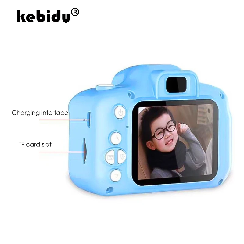 

Children Camera Mini Digital Cute Camera Toy For Kids High Definition Smart Shooting Video Recording Function Toy Cameras Gifts