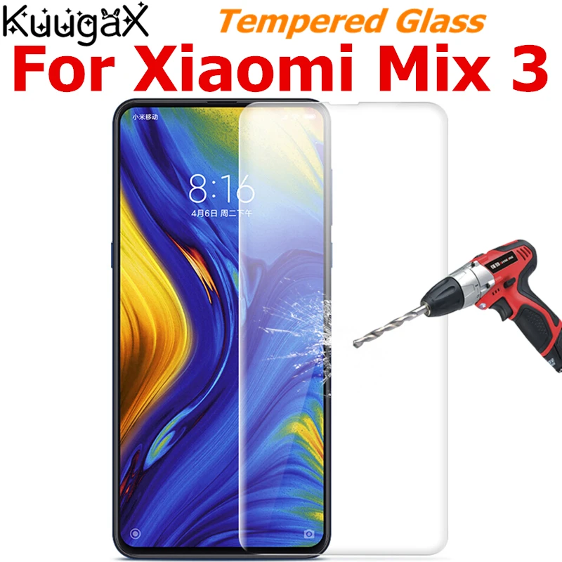 Закаленное стекло для оригинального смартфона Xiaomi Mi Mix 3 6 ГБ ОЗУ 128 Гб ПЗУ mix3 9H