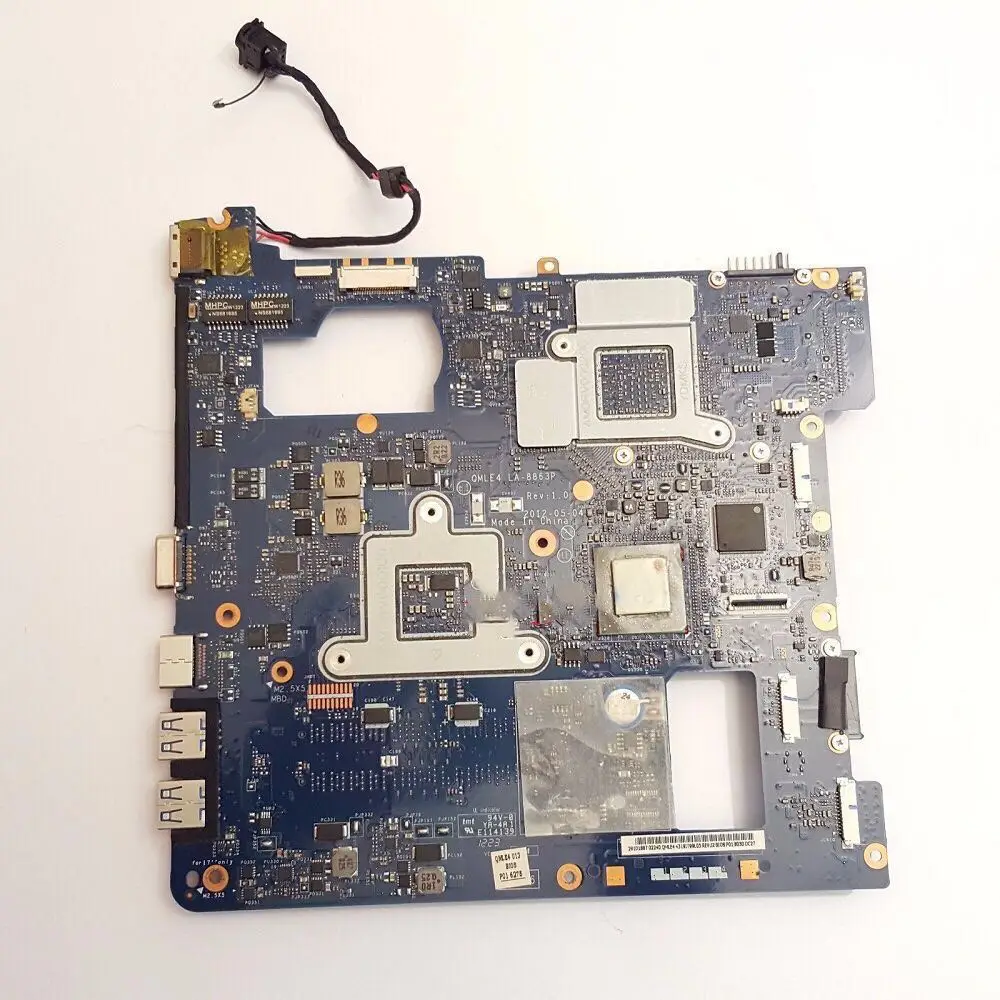 Discount  QMLE4 LA-8863P Para Samsung NP355V5C 355V5C Laptop Motherboard Tomada BA59-03401A FS1 DDR3 HD7600 T