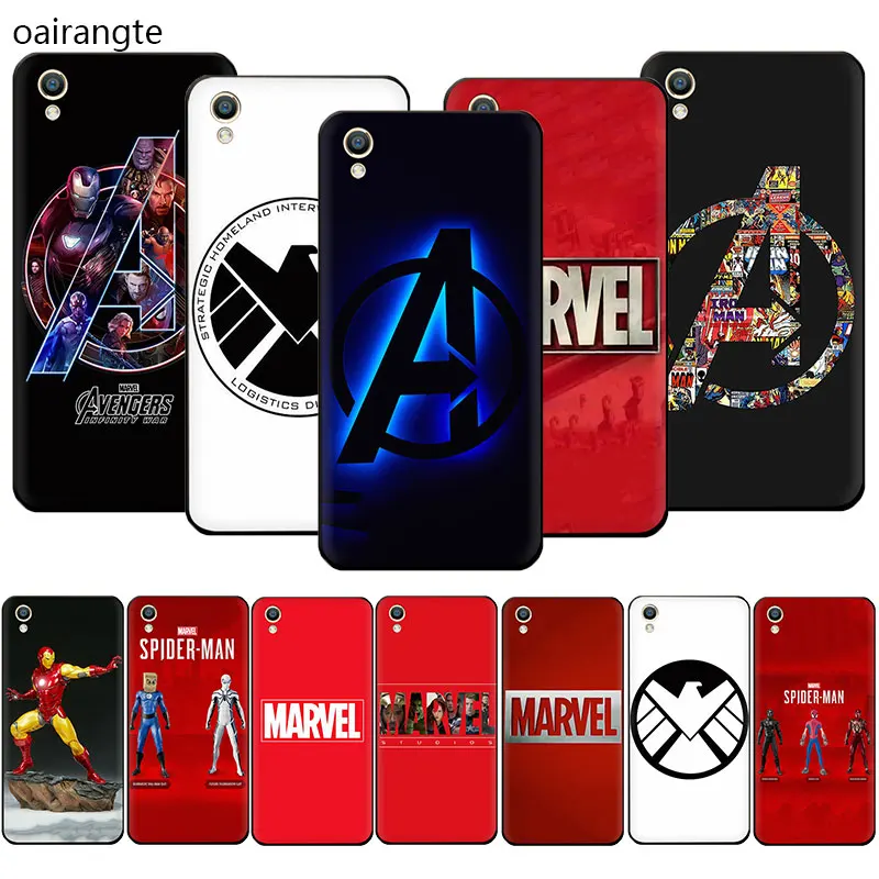 

Luxury Marvel Comics logo Soft TPU phone case for OPPO R17 R15 F11 Pro R11 R9 S A77 A73 A83 A7 A37 A59 A5