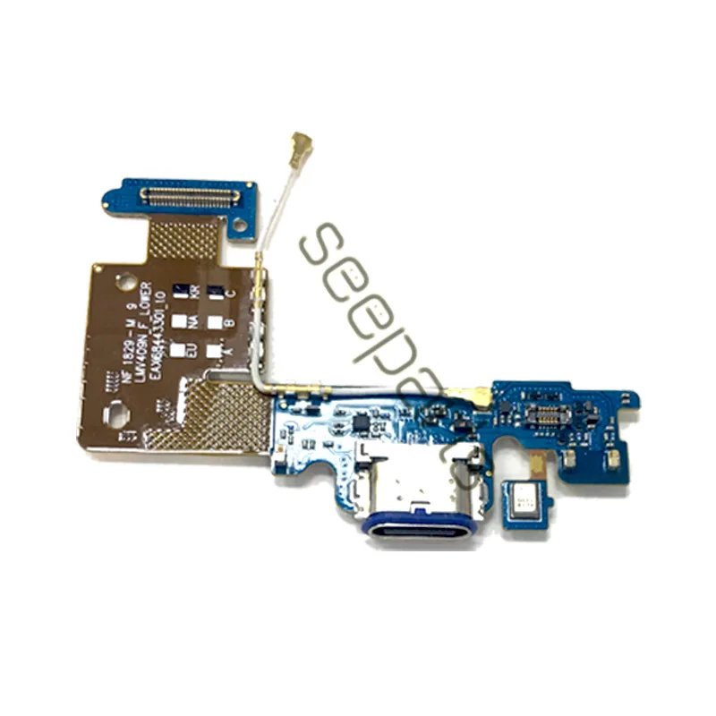 100 Tested For LG V40 USB Charging Dock Port Flex Cable Replacement Parts For lg v40 2