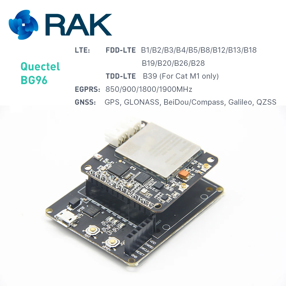 Quectel BG96 NB IoT iTracker Pro модуль дистанционного GPS позиционирования датчик узла Bluetooth 5 0