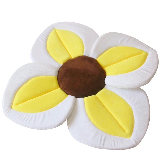 Us 11 26 Bath Flower Bath Tub For Baby Blooming Sink Bath For Baby Infant Sink Shower Flower Play Bath Sunflower Cushion Mat In Baby Tubs From