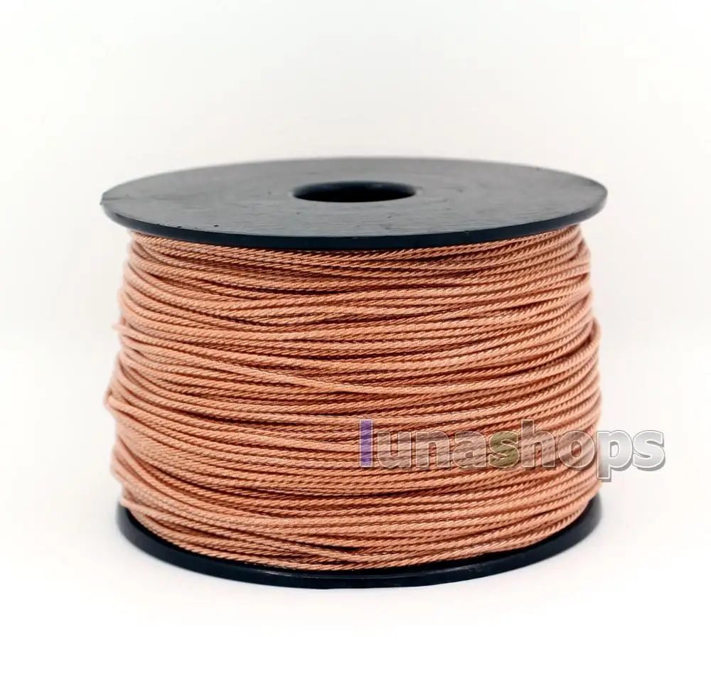 

LN006421 T Series 10m 54*0.06mm 7N OCC Diameter:1.3mm headphone Bulk Wire For DIY Custom Earphone Cable