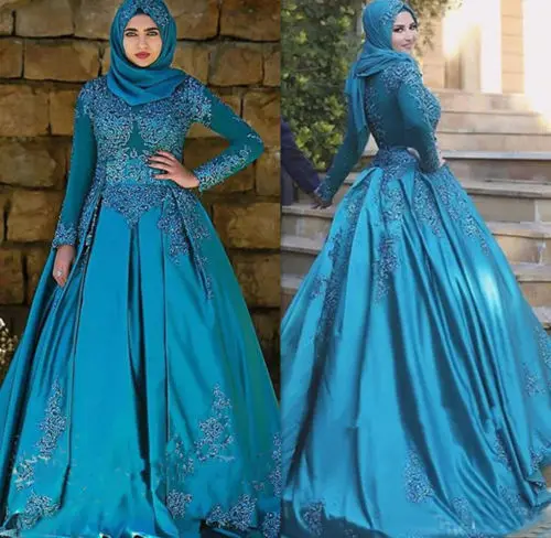 full sleeve gown with hijab