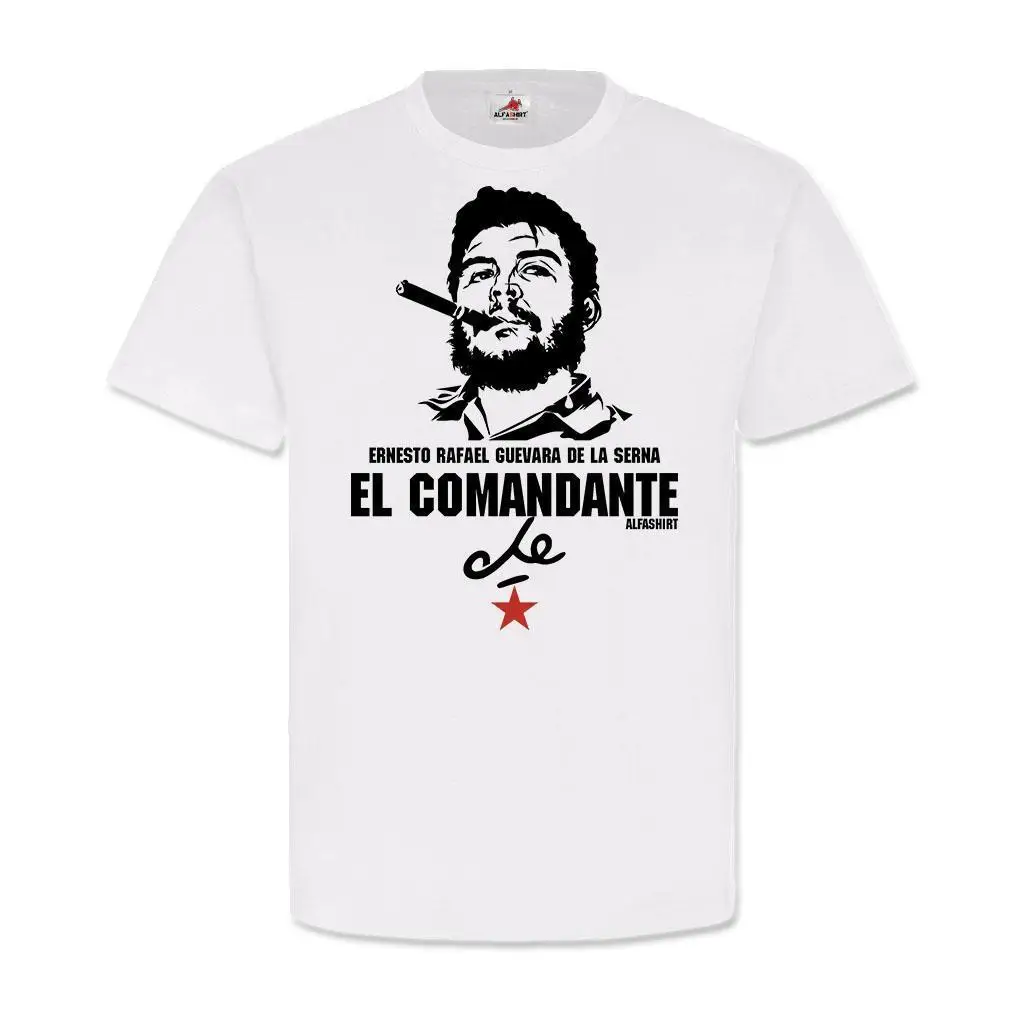 

Hot Sell 2018 Fashion Che Guevara EL COMANDANTE Revolution Marxist Revolutionary O-Neck T Shirt