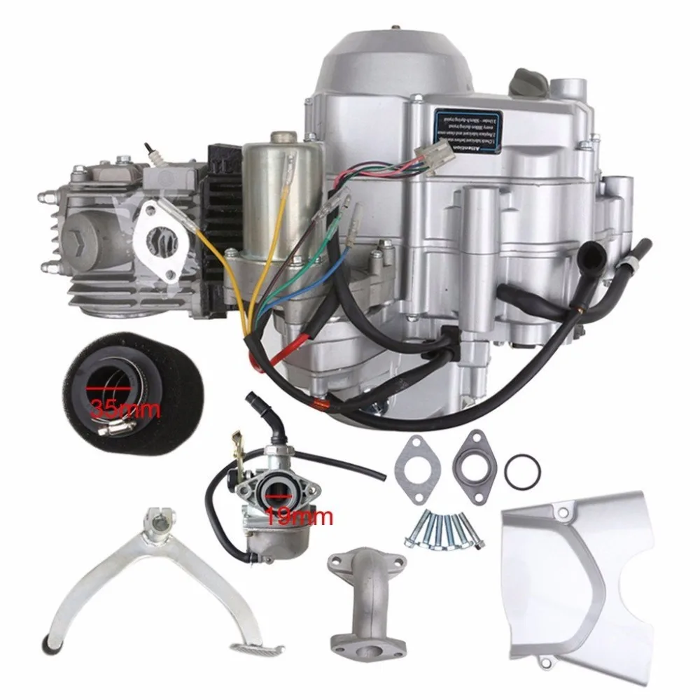 MYMOTOR 125cc двигателя 4 тактный двигатель Semi автоматическая машина для XR50 CRF50 XR CRF 50 70