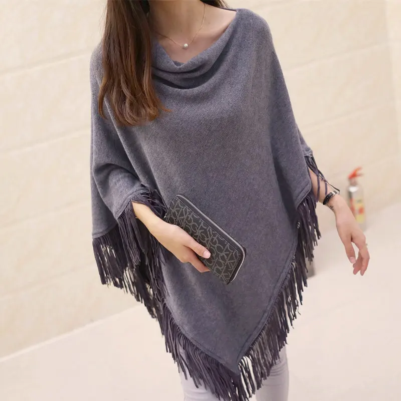 girls poncho sweater