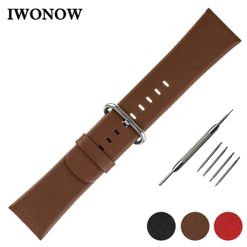 

Genuine Leather Watch Band 22mm 24mm for Panerai Luminor Radiomir Stainless Steel Pin Buckle Strap Wrist Belt Bracelet + Tool