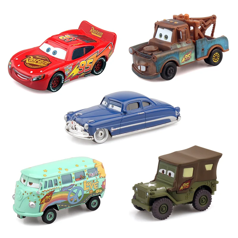 Pixar CARS 2 toy Racer King Metal 