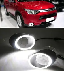 Функция реле Водонепроницаемый 12 В автомобиль вел DRL Дневной для Mitsubishi Outlander 2013 2014 2015, unning дневного света