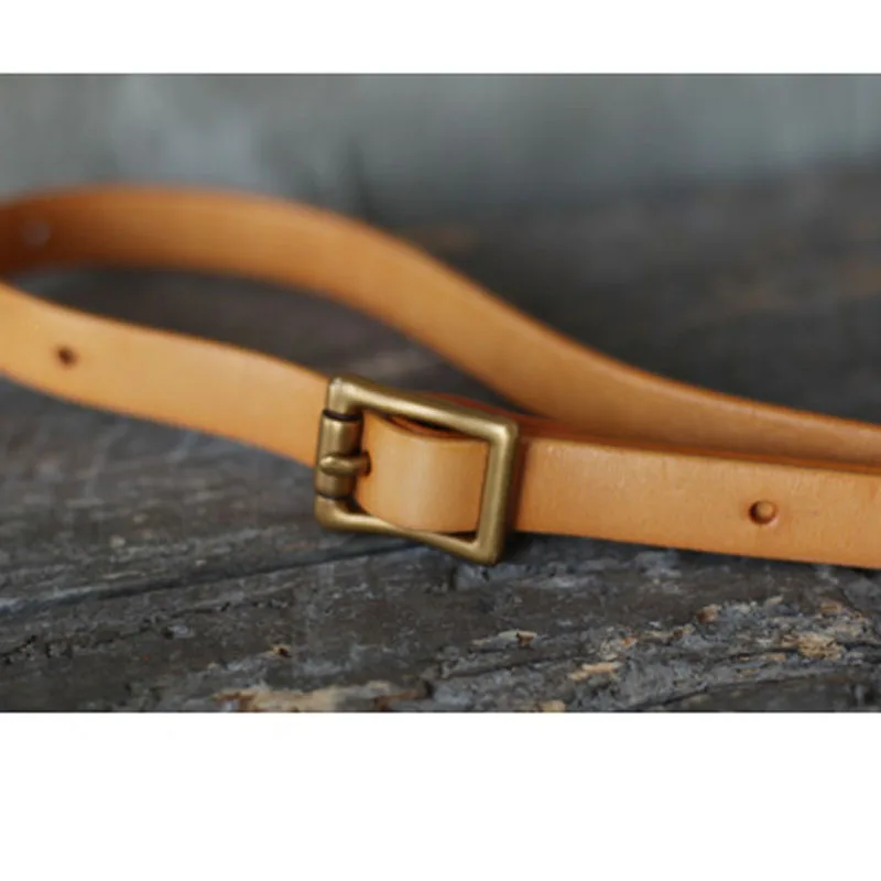 AETOO The first layer of soft cowhide green bucket bag retro small fresh women's bag summer new color leather small bag