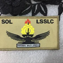 Тканые нашивки, тканые значки, персонализированная одежда этикетки для одежды, высокое количество патчей, крюк/петля термонаклейки патчи 50 шт./партия