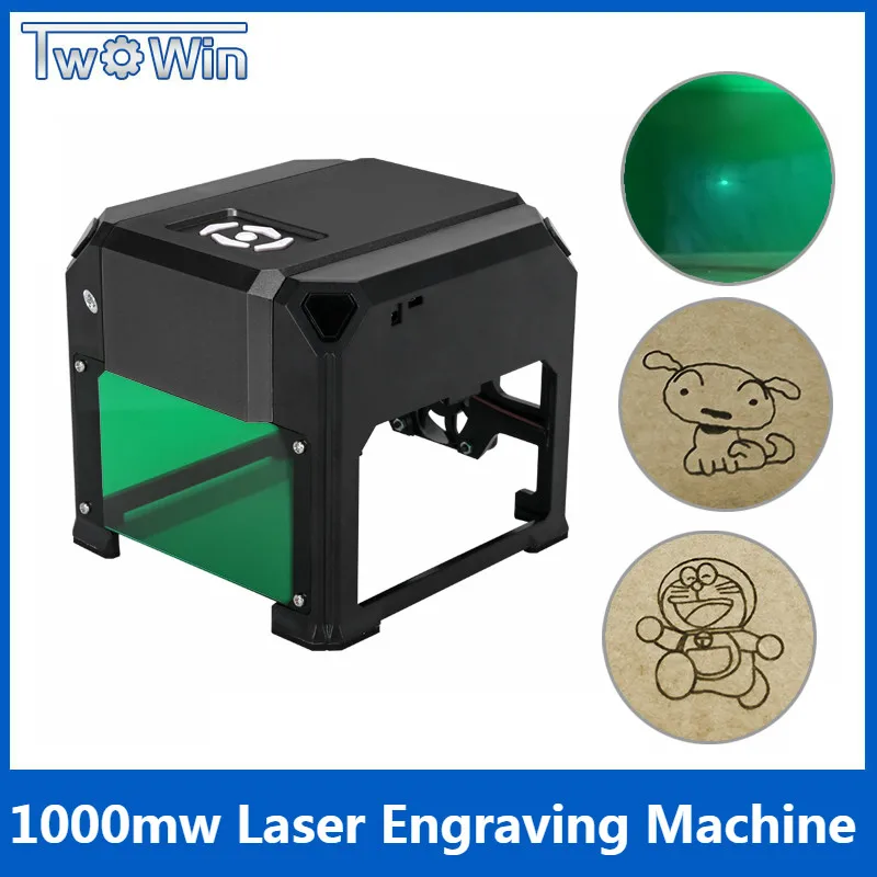 

1000mw Automatic K3 Type High Speed Laser Engraving Machine USB DIY Carving Handicraft Wood Engraver