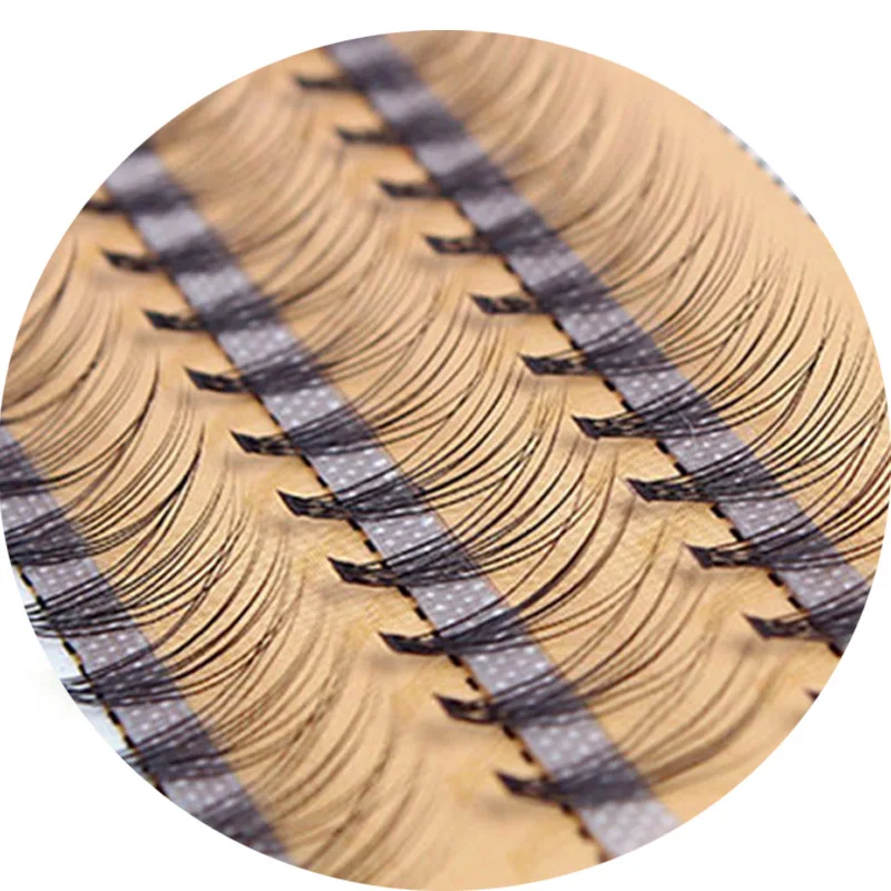 3 Lines Silk Mink Individual Lashes Eyelash Extentions Individual Flare Nature Long False Eye Lashes Extension Beauty Tools