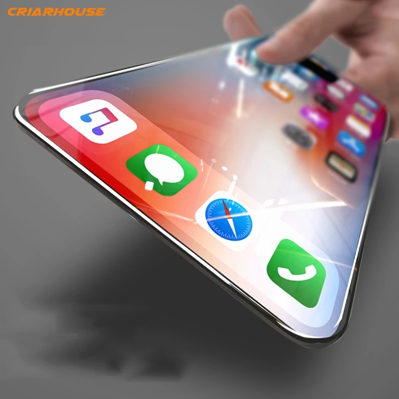 2.5D Full Coverage For Apple iPhone 11 12 Pro Max mini 7 8 6 6S Plus XR X XS MAX Shatterproof Tempered Glass Protect Screen | Мобильные