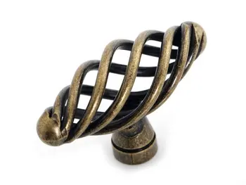 

Omyhome Antique Steel Knobs Birdcage Knob Pull Handle ( D:54MM H:35MM )