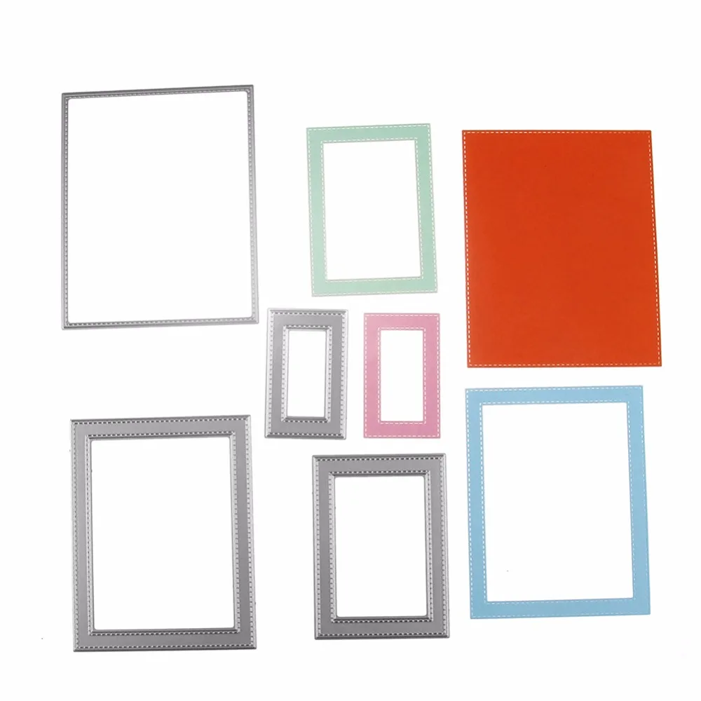  Adv-one Rectangle Photo Frame Metal Steel Cutting Dies for DIY Scrapbook Invitation Photo Card Embo - 32987060324