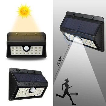 

LED Solar Light PIR Motion Sensor Solar Garden Light Waterproof Outdoor Energy Saving Street Yard Path Home Security Solar Lamp