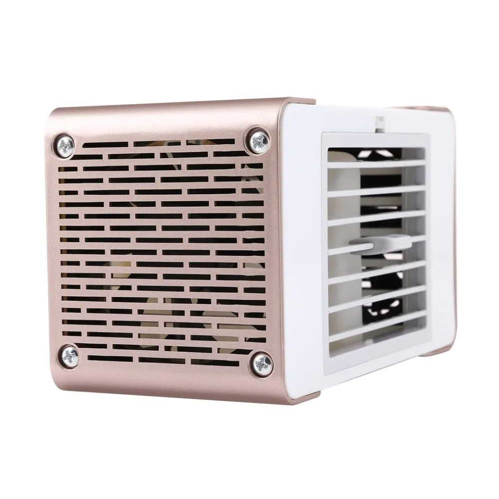 USB enfriador de aire de uso Personal de aire acondicionado a casa de escritorio de oficina de Enfriamiento del refrigerador sin hoja de Ventilador aire acondicionado Ventilador regalos