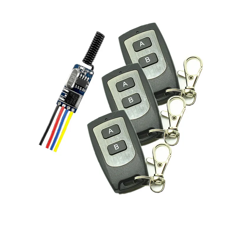 

DC 3.5V 5V 12V Micro Door Access Control System Mini Volume Wireless Electric Control A BButton