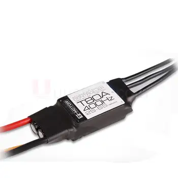 

T-Motor TM 80A Brushless Esc 400Hz 2S-6S Electronic Speed Controller UBEC 5V / 3A Brushed For RC Airplanes