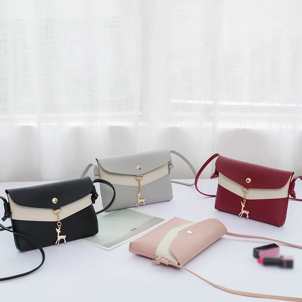 

Bags for taschen women Fawn Pendant Shoulder Messenger Satchel Tote Crossbody Phone Bag sac femme borsa donna torebka damska