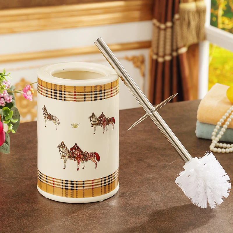 

Toilet decoration Toilet brush Toilet brush holder set Bathroom Accessories Sets