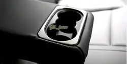 ABS Мэтт Салонные аксессуары сзади держатель стакана воды Рамки чехол накладка для Hyundai Elantra Avante 6th Gen 2016 2017