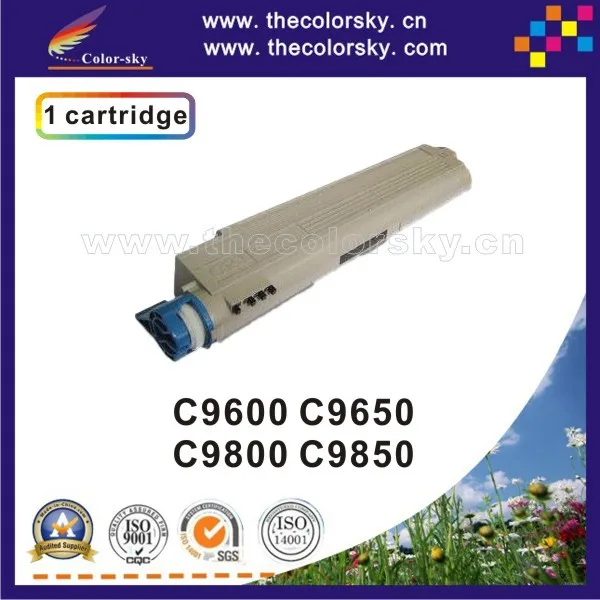 

(CS-OC9600) compatible toner printer cartridge for OKI C9600 C9650 C9800 C9850 C 9600 9650 9800 9850 42918913 - 42918916 15K/15K