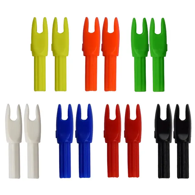 Buy 100 Pcs Plastic Arrow Nocks for Carbon Shaft I.D