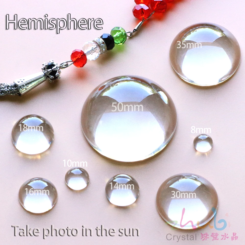 flat bottom glass beads