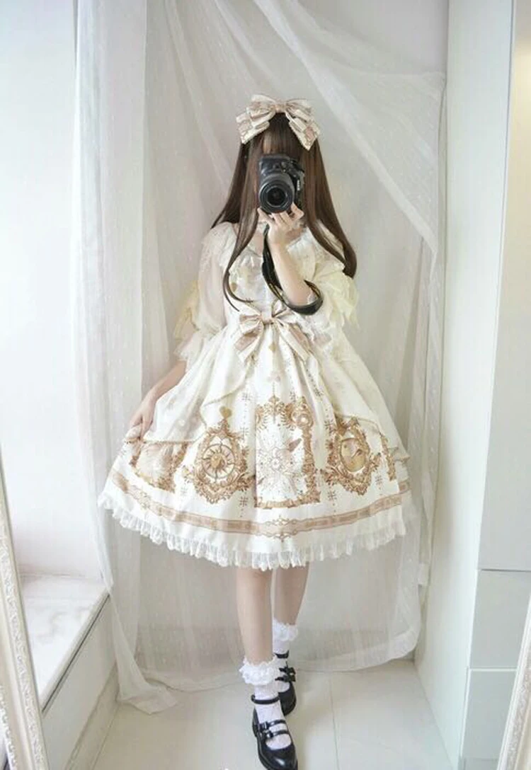 Японское платье лолиты Alkena Dream студенческое Ретро Повседневное платье лолиты платье Лолита девушка