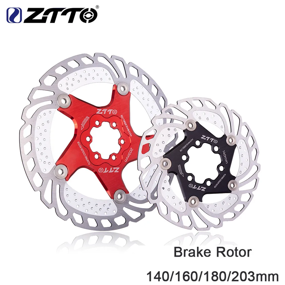 1 шт. ZTTO MTB велосипедный дисковый тормоз охлаждающий плавающий ротор 203 мм 180 мм 160 мм 140 мм 6 болтов ротор для горного велосипеда RT99 RT86 запчасти